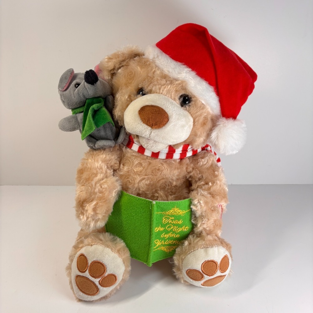 Twas the Night Before Christmas Storytelling‎ Teddy Bear Animated with Mouse